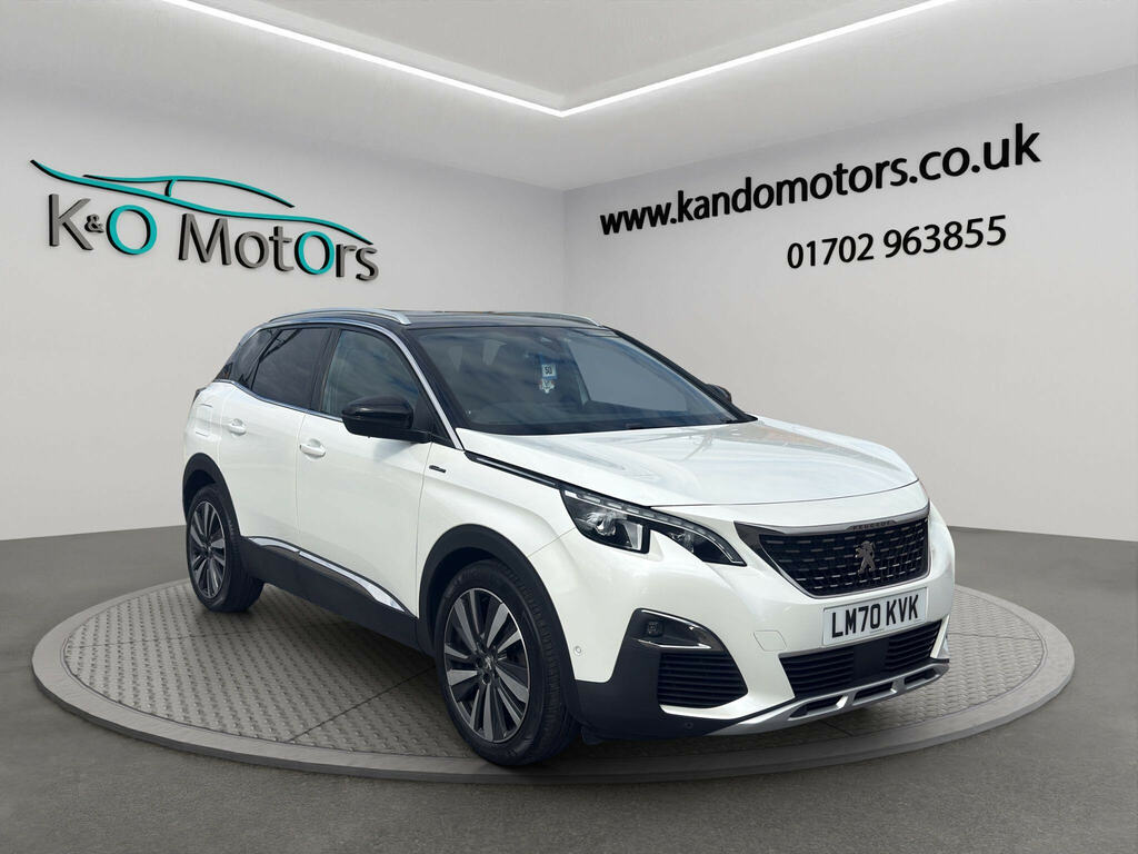 Peugeot 3008 1.2 Puretech Gt Line Premium Eat Euro 6 Ss White