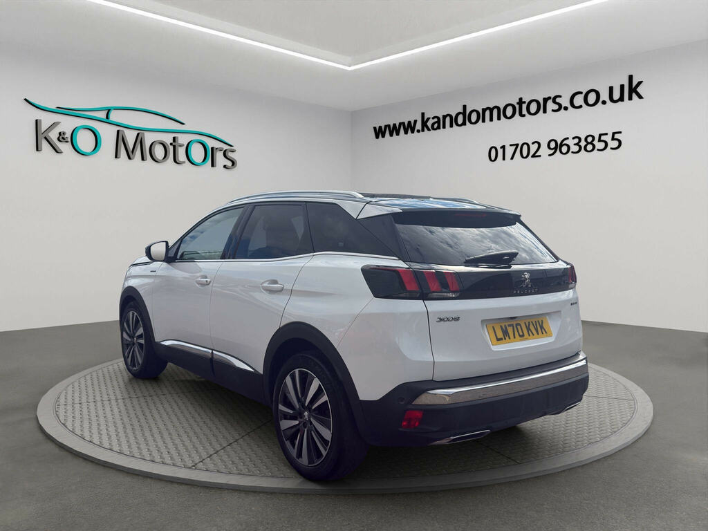 Peugeot 3008 1.2 Puretech Gt Line Premium Eat Euro 6 Ss White #6
