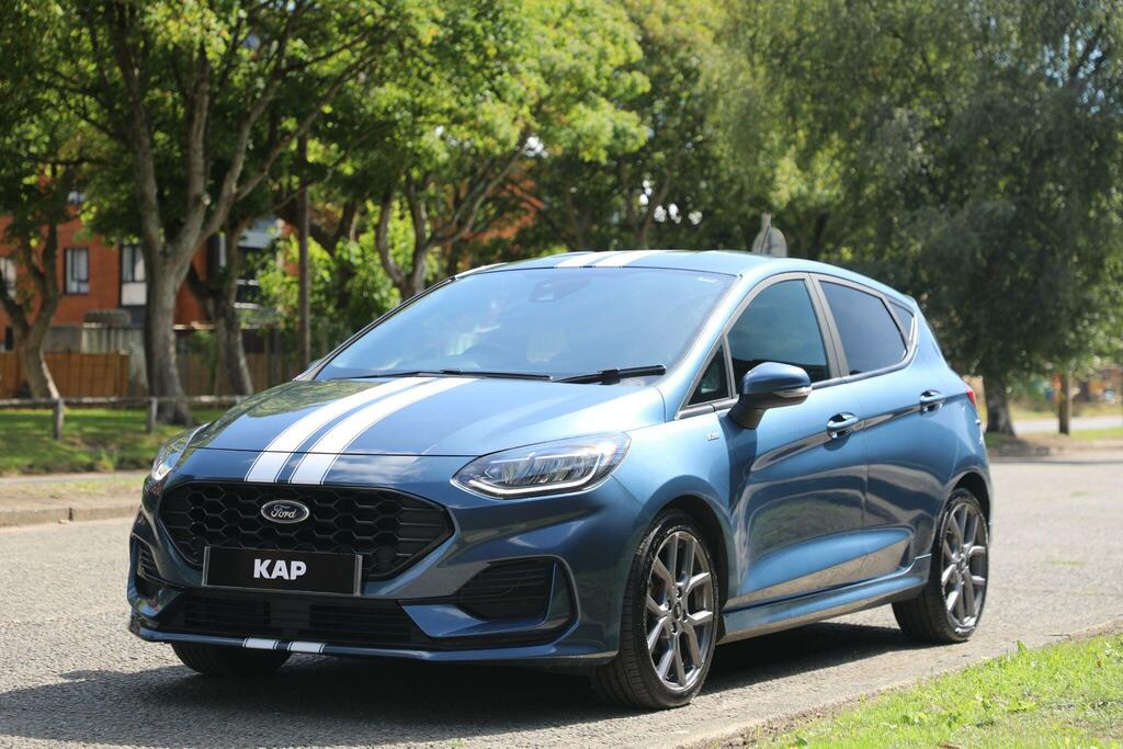 Ford Fiesta St-line 1.0T Ecoboost Mhev St-line Euro 6 Ss Blue #3