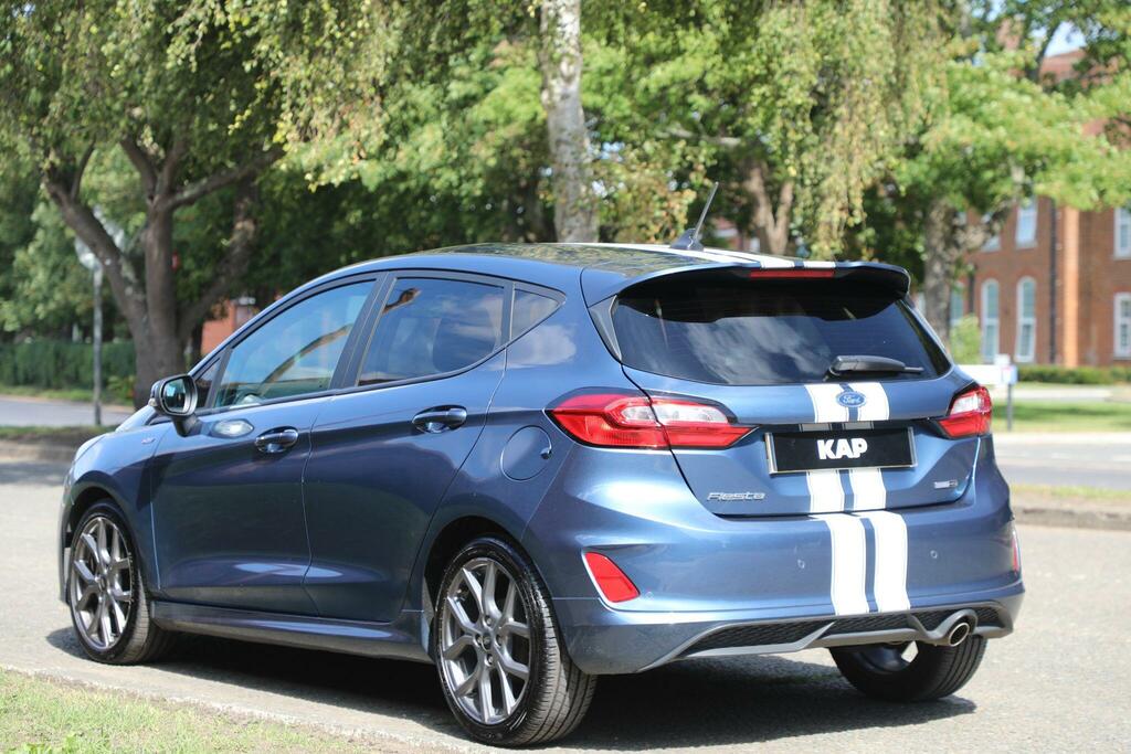 Ford Fiesta St-line 1.0T Ecoboost Mhev St-line Euro 6 Ss Blue #4