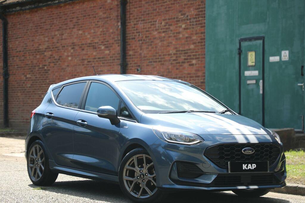 Ford Fiesta St-line 1.0T Ecoboost Mhev St-line Euro 6 Ss Blue