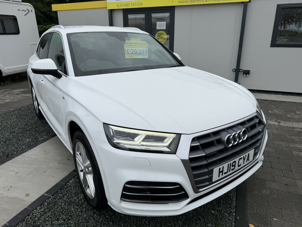 Audi Q5 2.0 Tdi 40 S Line HJ19CYA White #2