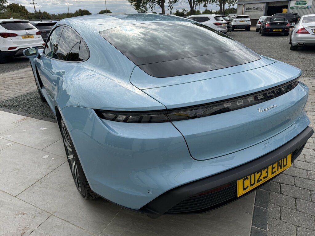 Porsche Taycan Saloon Blue #6