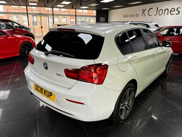 BMW 1 Series 116D Sport Hatchback DC18KUP White #6