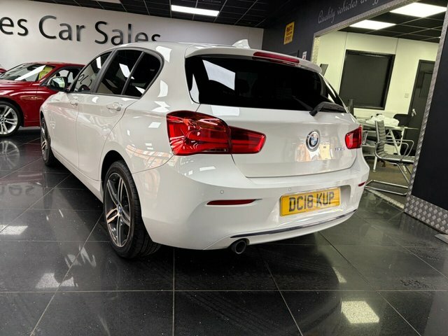 BMW 1 Series 116D Sport Hatchback DC18KUP White #4