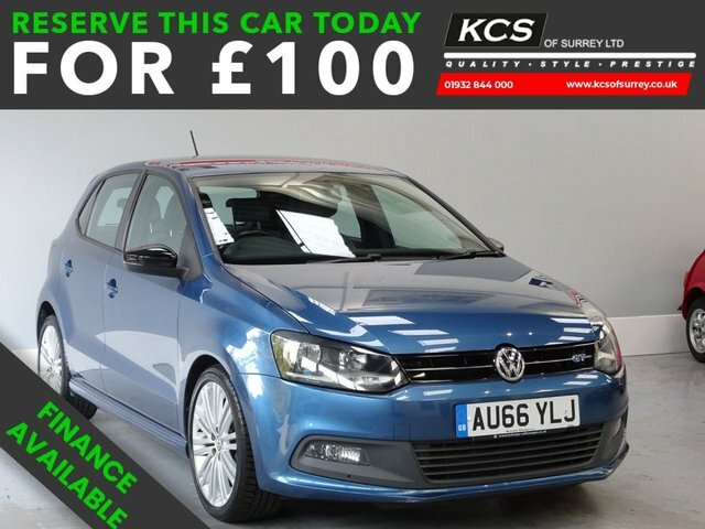 Volkswagen Polo 1.4 Tsi Bluemotion Tech Act Bluegt Hatchback P Blue