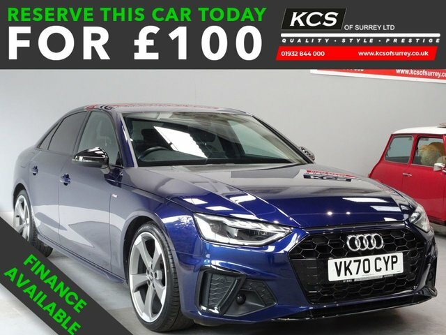 Audi A4 2.0 Tfsi 35 Black Edition Saloon Blue