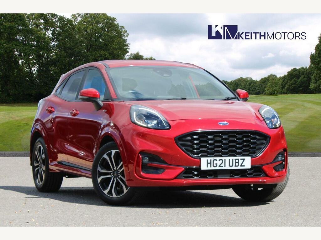 Ford Puma 1.0T Ecoboost Mhev St-line Red
