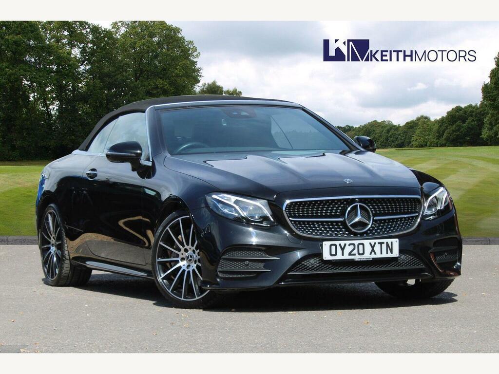 Mercedes-Benz E Class 2.0 E350 Amg Line Premium Plus Cabriolet G-troni Black