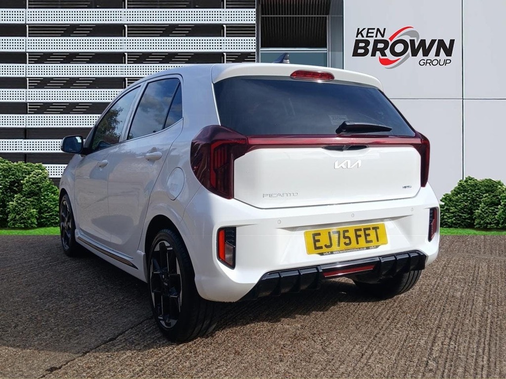 Kia Picanto 1.0 Gt Line Hatchback Amt White #2