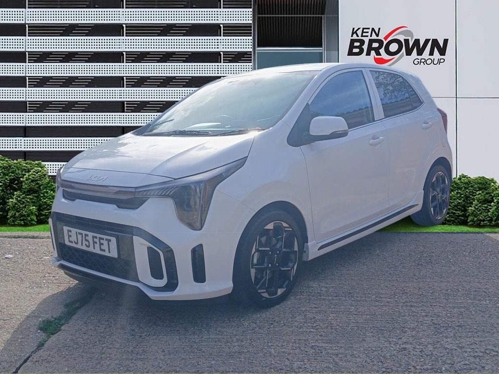 Kia Picanto 1.0 Gt Line Hatchback Amt White #6