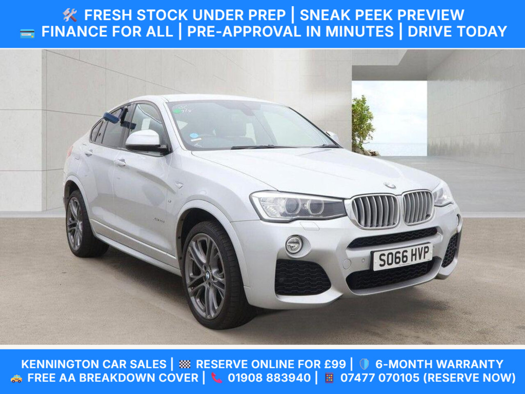 BMW X4 3.0 30D M Sport Xdrive Euro 6 Ss Silver