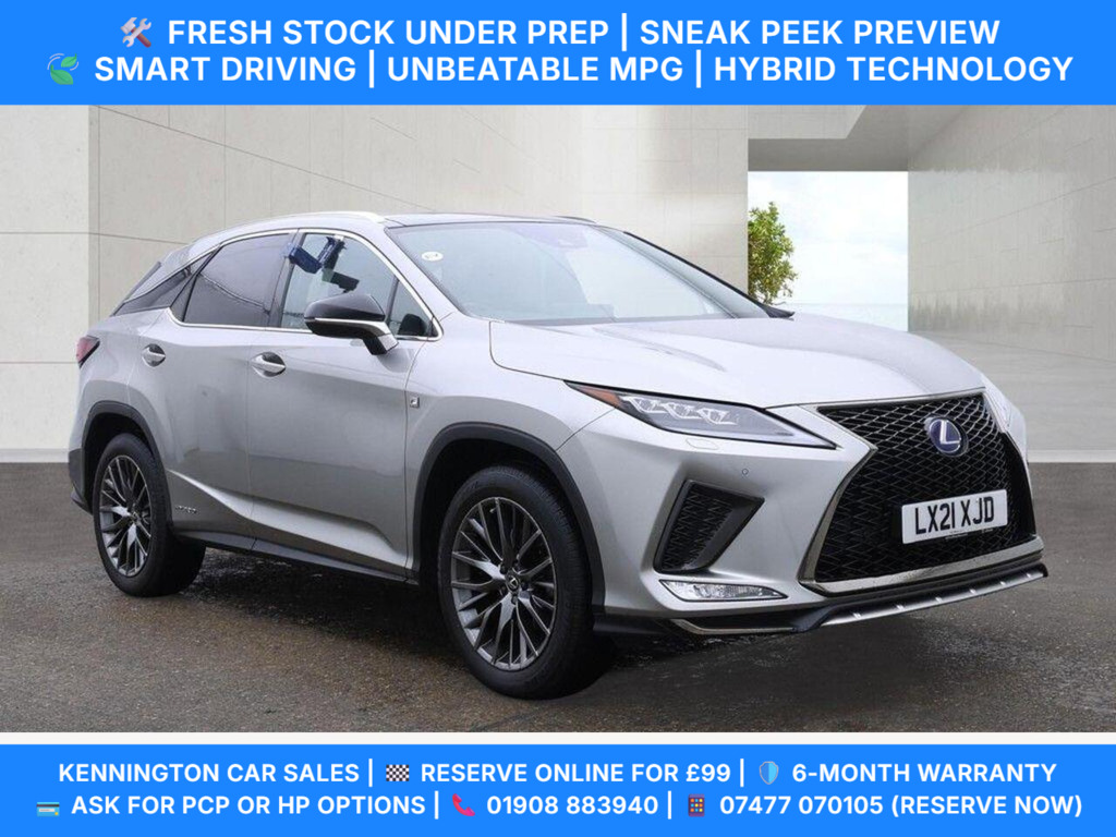 Lexus RX 3.5 450H V6 F Sport E-cvt 4Wd Euro 6 Ss Silver