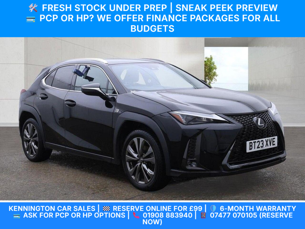 Lexus UX 2.0 250H F Sport Design E-cvt Euro 6 Ss Black