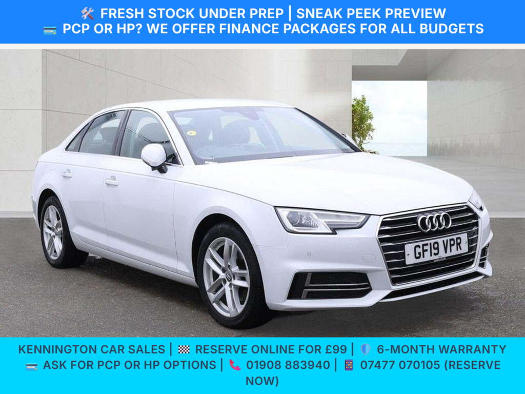 Audi A4 2.0 Tdi 35 Se S Tronic Euro 6 Ss White