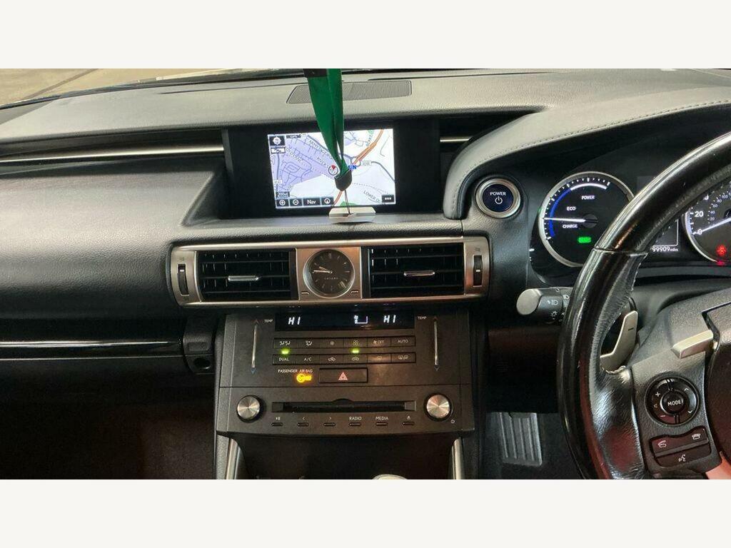 Lexus IS 300H F-sport Cvt Navigationleather Silver #10