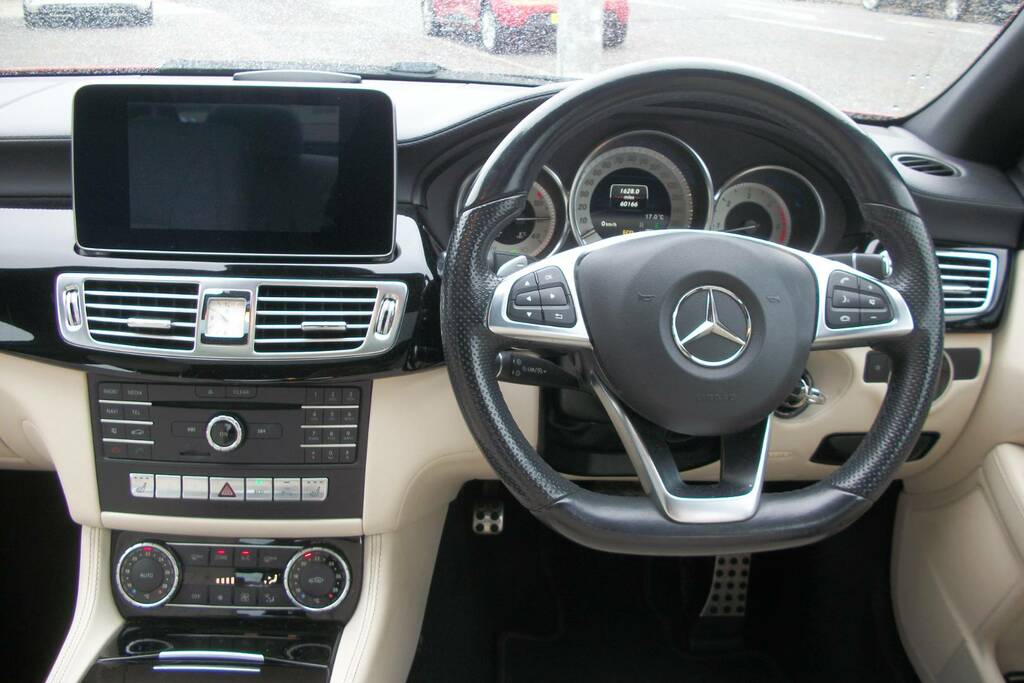 Mercedes-Benz CLS Cls 350D Amg Line Premium 9G-tronic Red #4