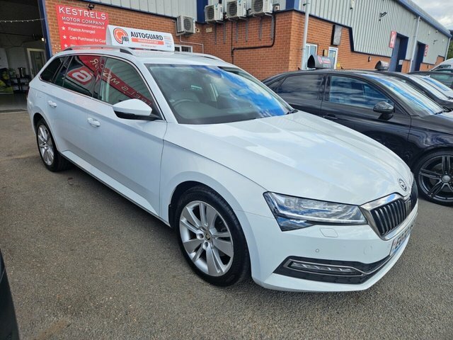 Skoda Superb Tdi Se L Estate White