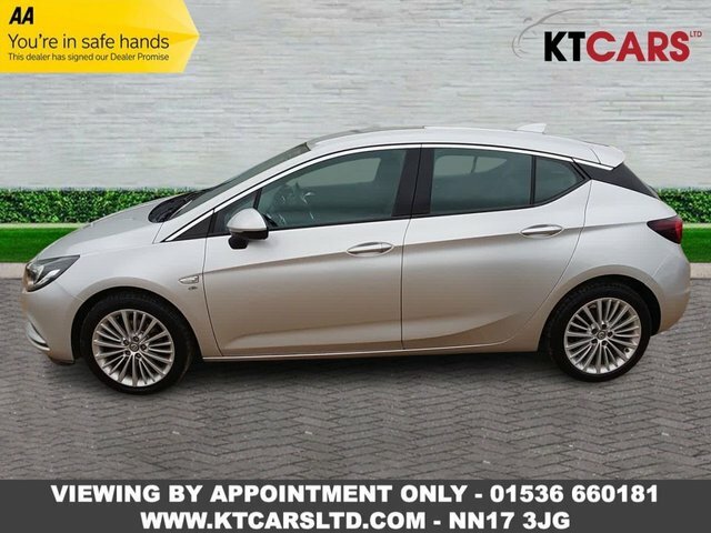 Vauxhall Astra Turbo Elite Nav Hatchback DU17VZY Silver #2