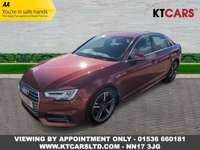 Audi A4 Tfsi S Line Saloon Red
