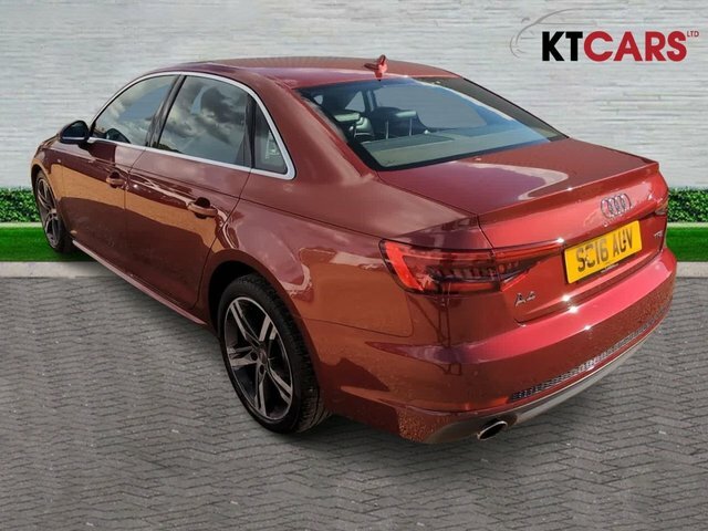 Audi A4 Tfsi S Line Saloon Red #4