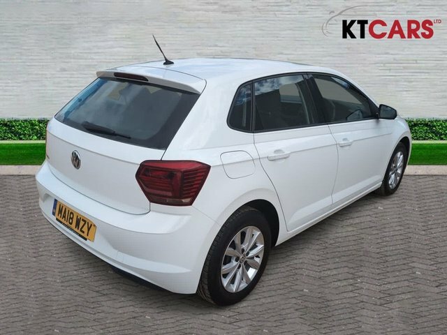 Volkswagen Polo Se Hatchback White #5