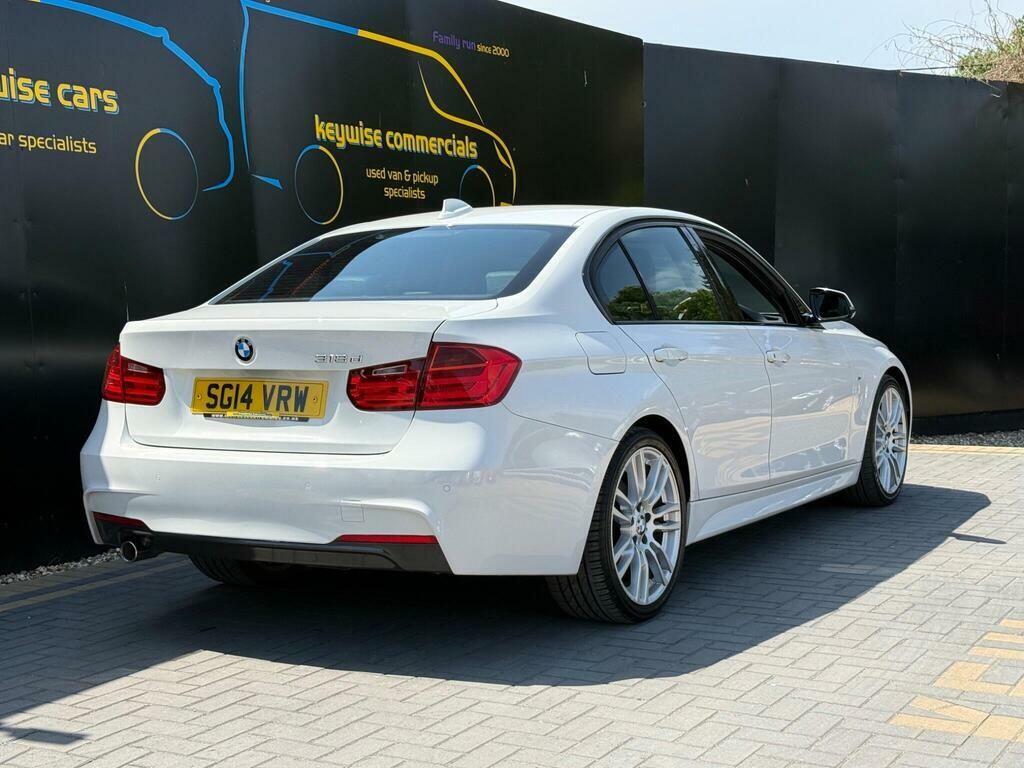 BMW 3 Series 2.0 318D M Sport Euro 5 Ss White #5
