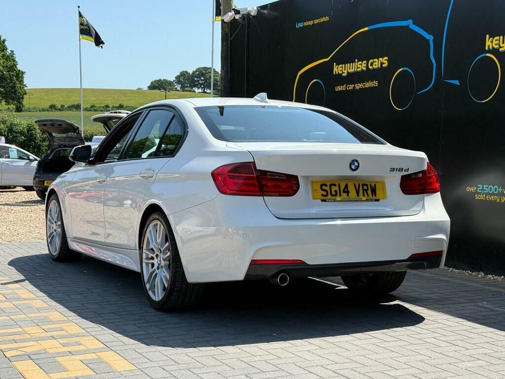 BMW 3 Series 2.0 318D M Sport Euro 5 Ss White #3