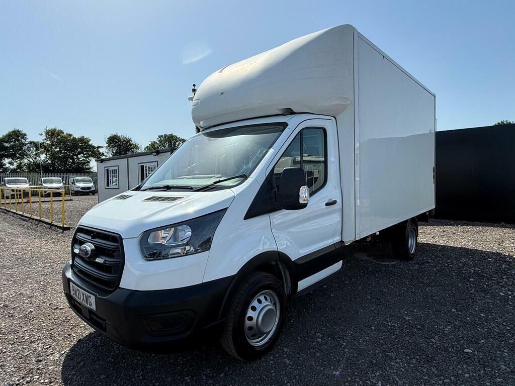 Ford Transit Custom 2.0 350 Ecoblue Leader Luton Rwd BW21XWG White #3