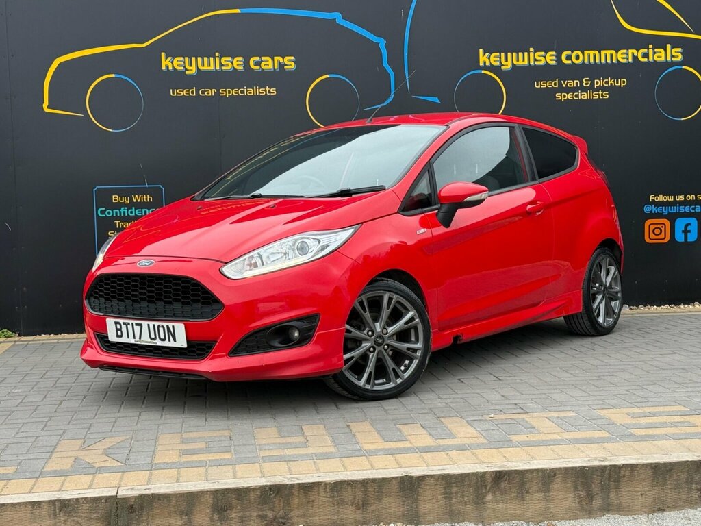Ford Fiesta 1.0T Ecoboost St-line Euro 6 Ss Red