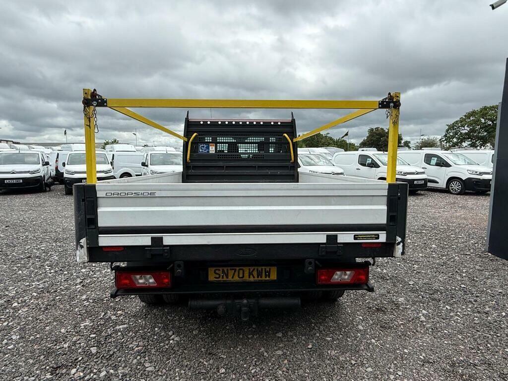 Ford Transit Custom 2.0 350 Ecoblue Leader Dropside White #6