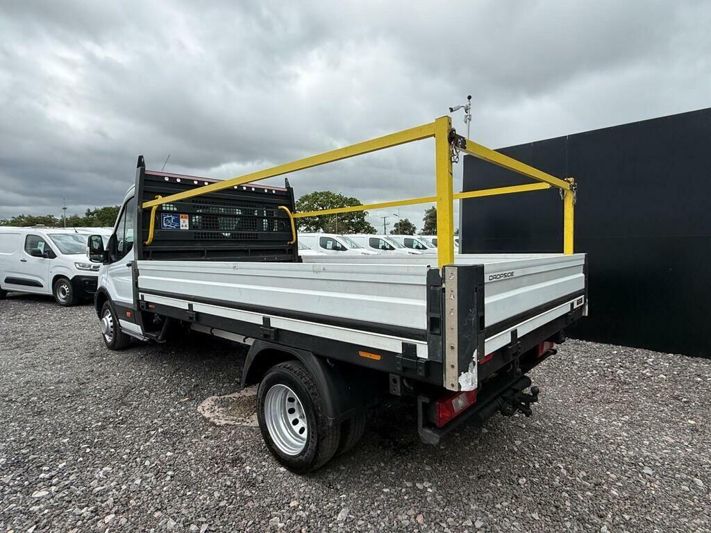 Ford Transit Custom 2.0 350 Ecoblue Leader Dropside White #5