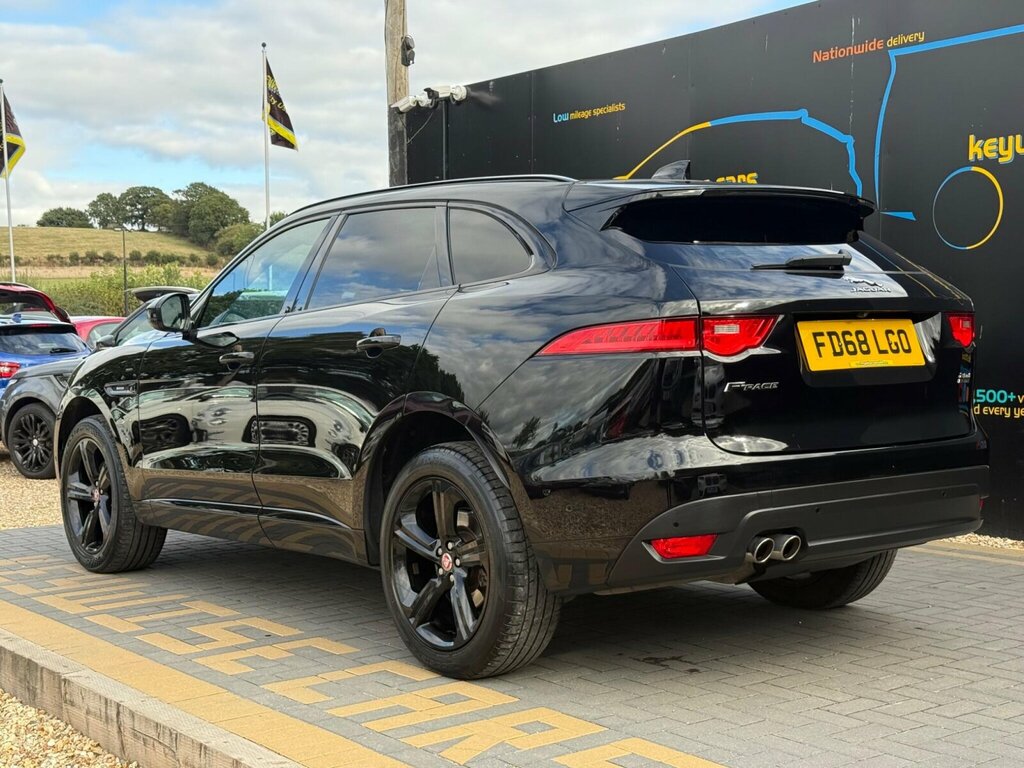 Jaguar F-Pace 2.0 D180 R-sport Awd Euro 6 Ss Black #3