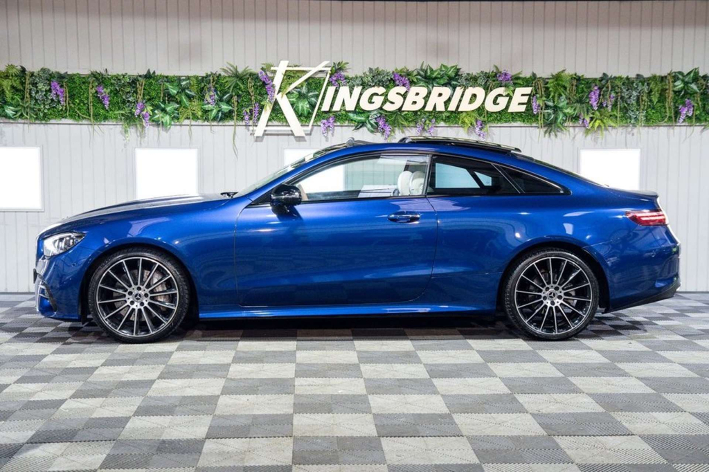 Mercedes-Benz E Class H Mhev Amg Line Night Edition Premium Plus Coupe Blue #3