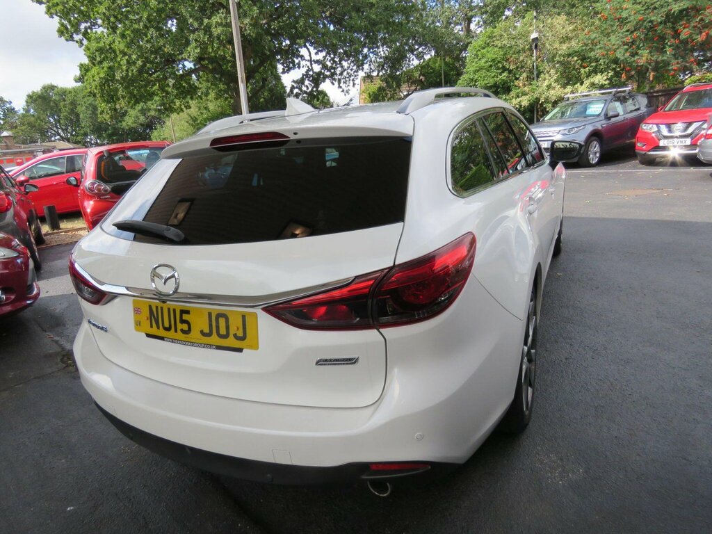Mazda 6 2.2 Skyactiv-d Sport Nav Tourer Euro 6 Ss White #4