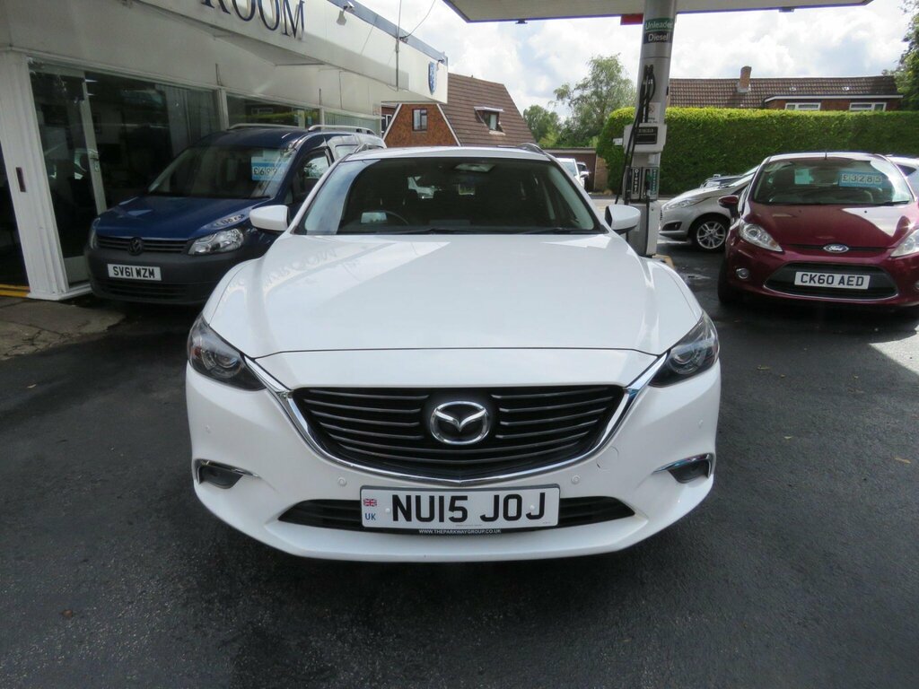 Mazda 6 2.2 Skyactiv-d Sport Nav Tourer Euro 6 Ss White #2