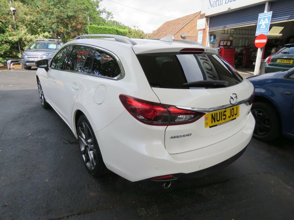 Mazda 6 2.2 Skyactiv-d Sport Nav Tourer Euro 6 Ss White #6