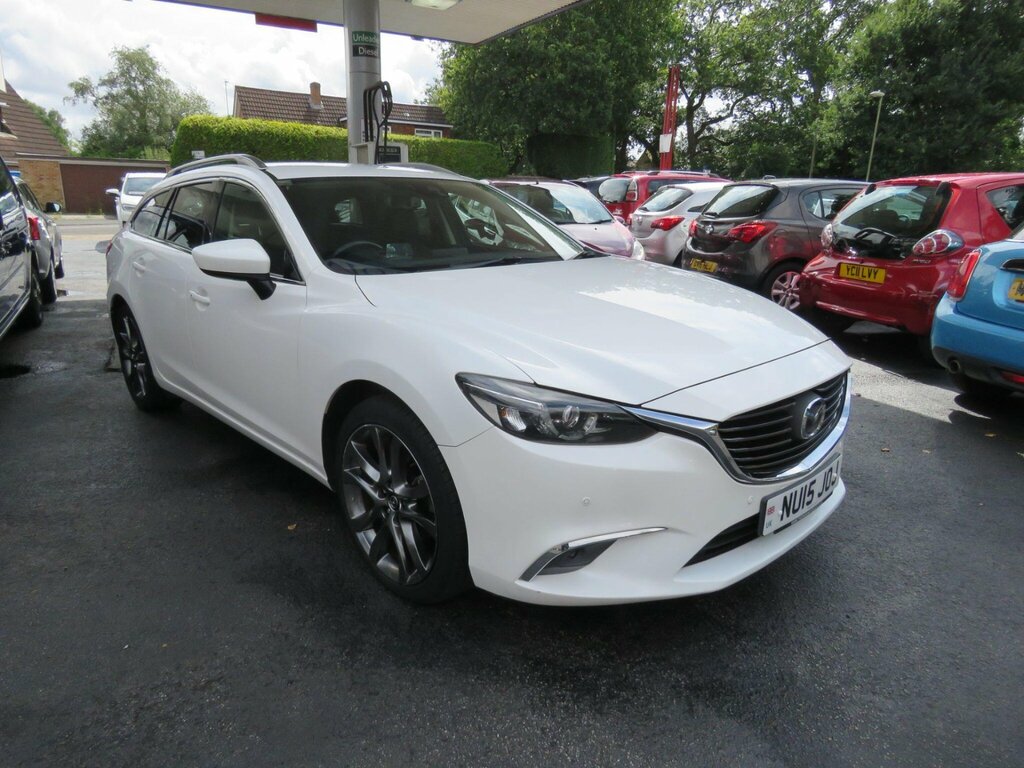 Mazda 6 2.2 Skyactiv-d Sport Nav Tourer Euro 6 Ss White #3