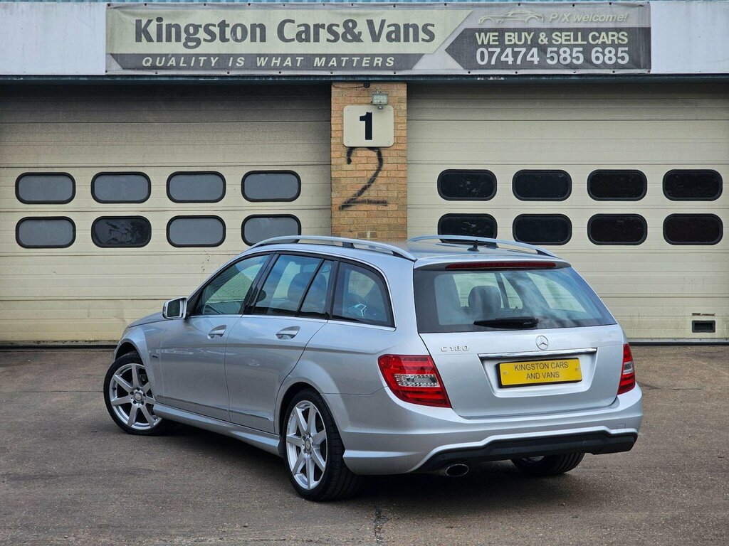 Mercedes-Benz C Class 1.8 C180 Blueefficiency Sport G-tronic Euro 5 S Silver #6