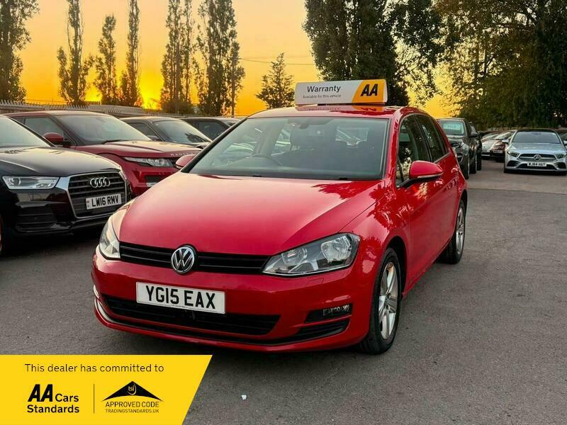 Volkswagen Golf 1.6 Tdi Bluemotion Tech YG15EAX Red #4