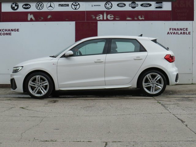 Audi A1 2019 1.0 Tfsi 30 S Line Sportback S Tro White #5