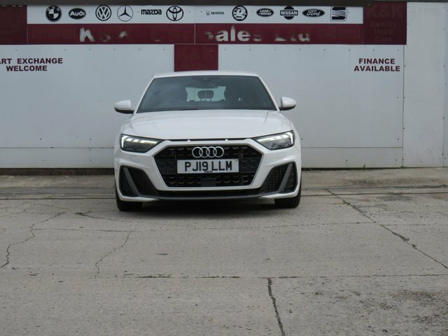 Audi A1 2019 1.0 Tfsi 30 S Line Sportback S Tro White #6