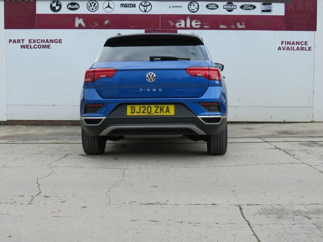 Volkswagen T-Roc 2020 1.5 Tsi Gpf Evo Design Suv Dsg Eur Blue #4