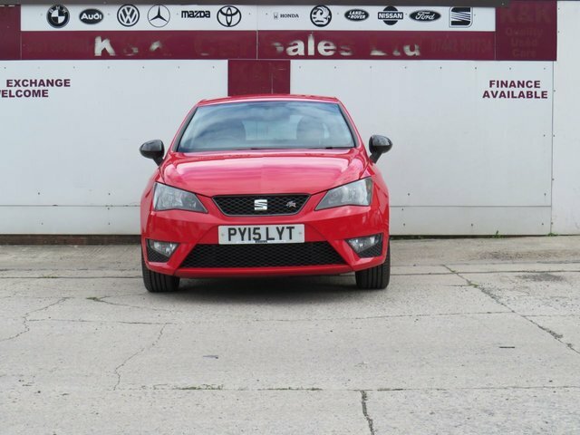 Seat Ibiza 2015 1.2 Tsi Fr Black Hatchback Red #6