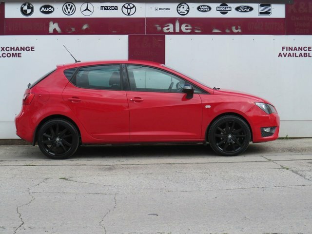 Seat Ibiza 2015 1.2 Tsi Fr Black Hatchback Red #3