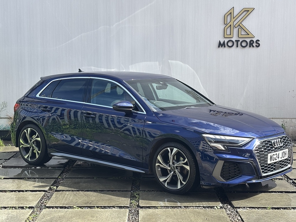 Audi A3 1.0 Tfsi 30 S Line Sportback S Tronic E Blue