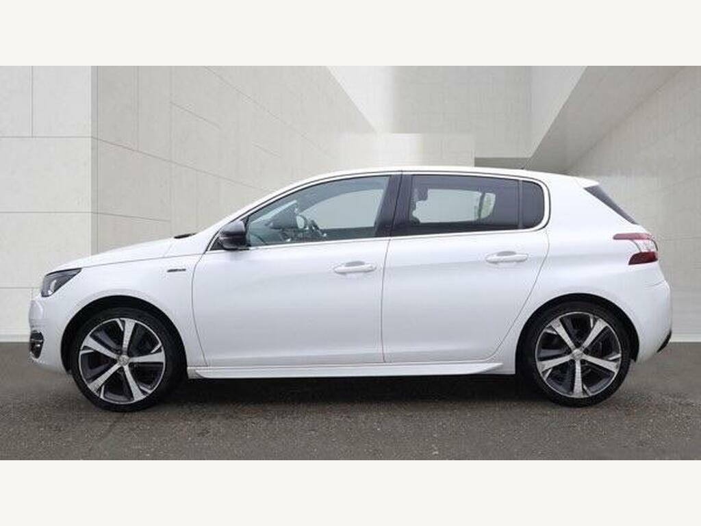 Peugeot 308 1.2 Puretech Gt Line Euro 6 S S White #6