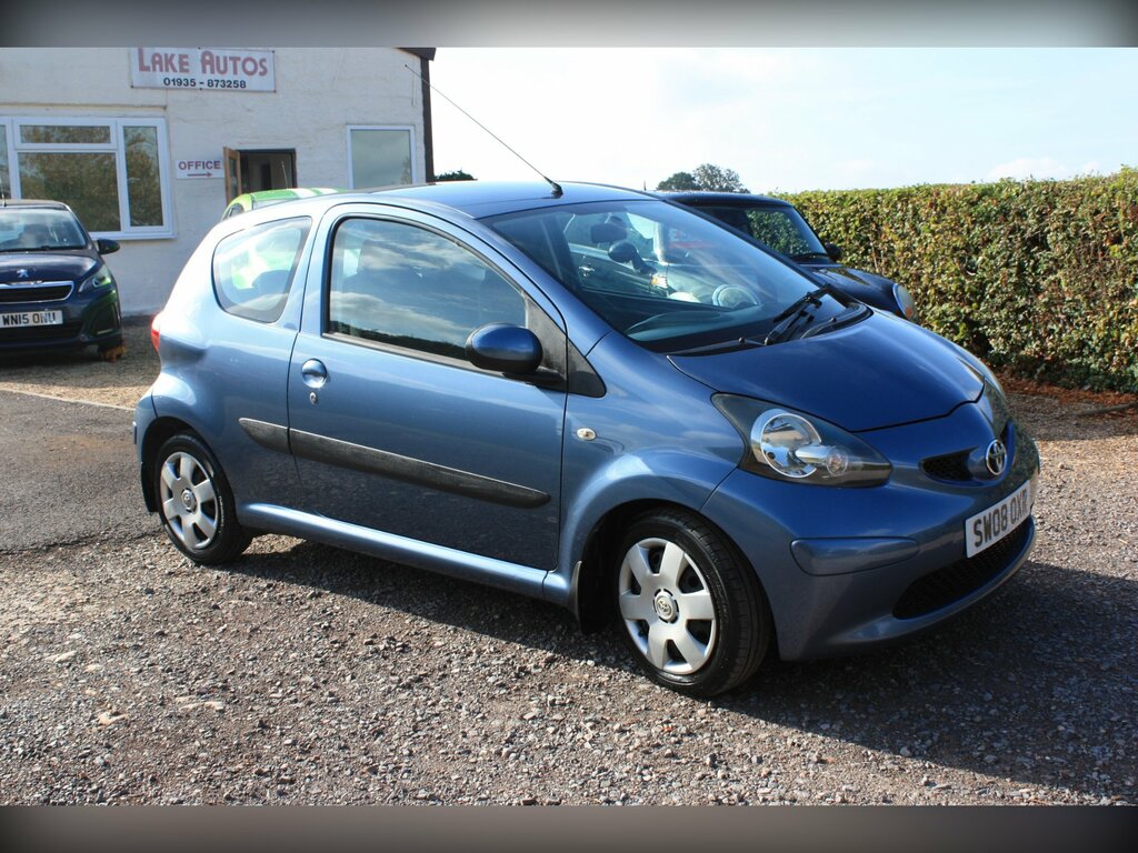 Toyota Aygo 1.0 Vvt-i Blue Hatchback Euro 4 Blue #3