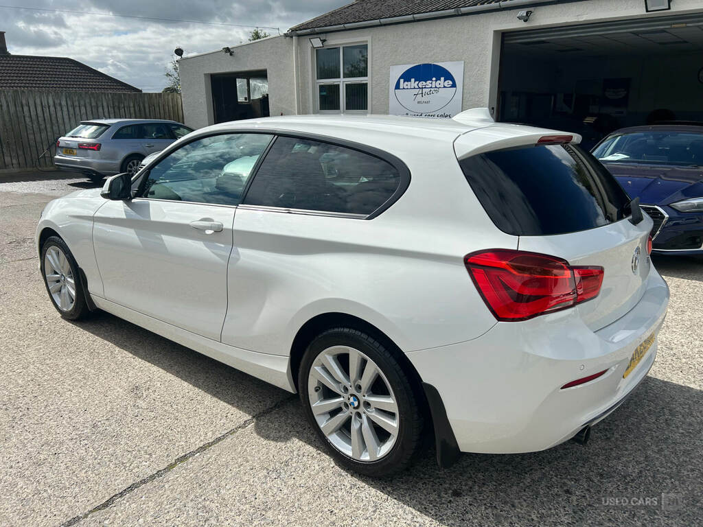 BMW 1 Series 118D Sport Nav White #3