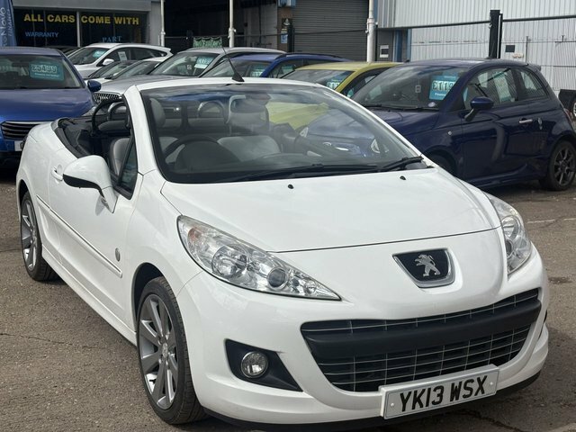 Peugeot 207 CC 1.6 Hdi Roland Garros Convertible Manua White #2